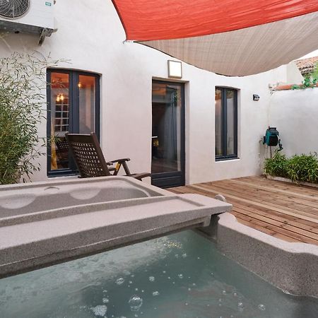 Melina - Jacuzzi - Maison Avec Cour Climatisee Proche Cite Medieval Carcassonne Exterior foto